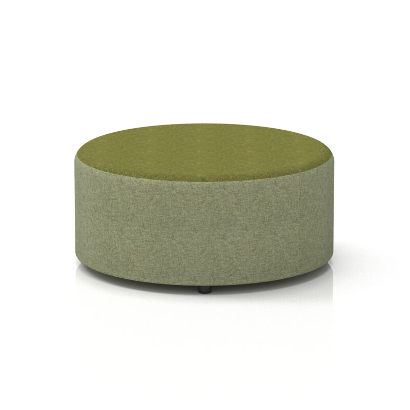 harlestone round stool in two tone