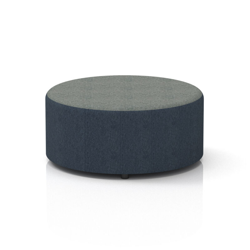 harlestone round stool in two tone