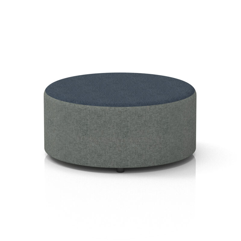 harlestone round stool in two tone
