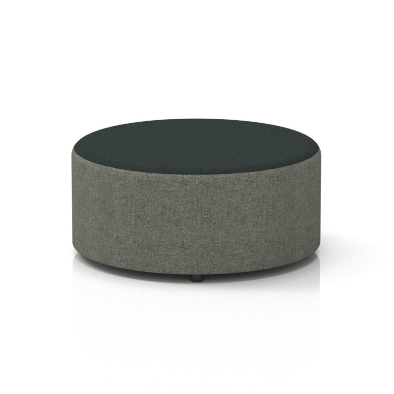 harlestone round stool in two tone