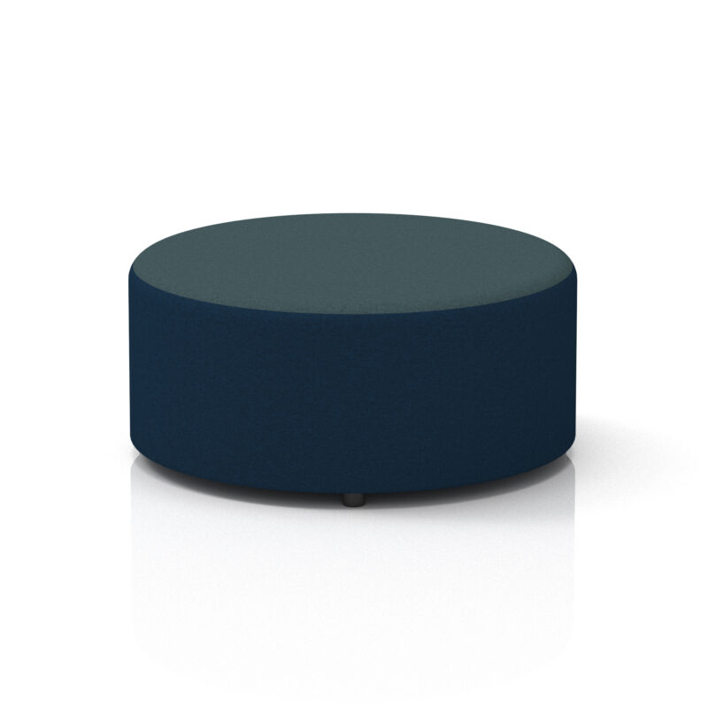 harlestone round stool in two tone