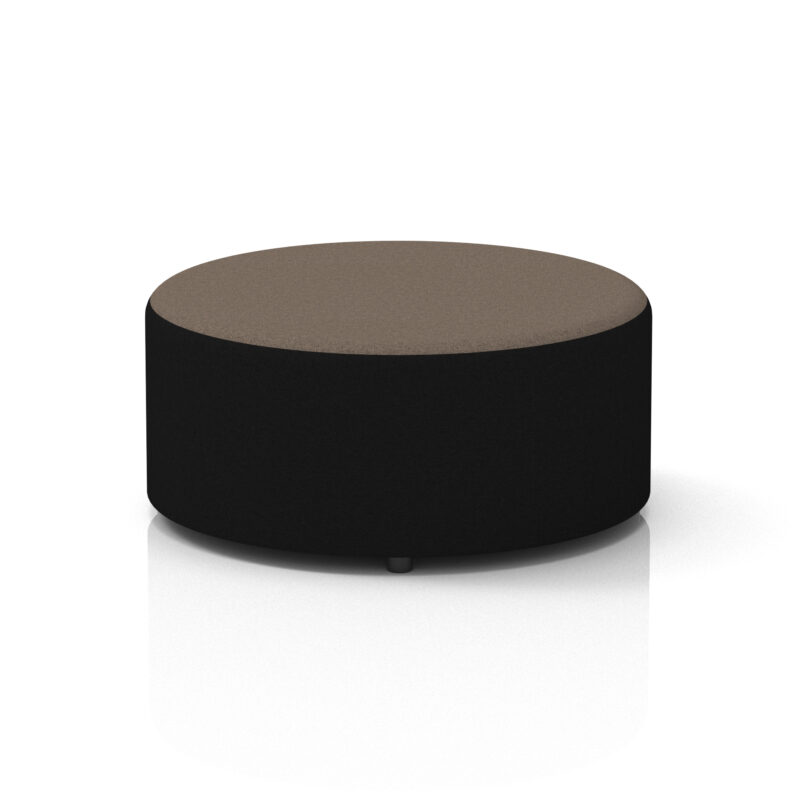 harlestone round stool in two tone