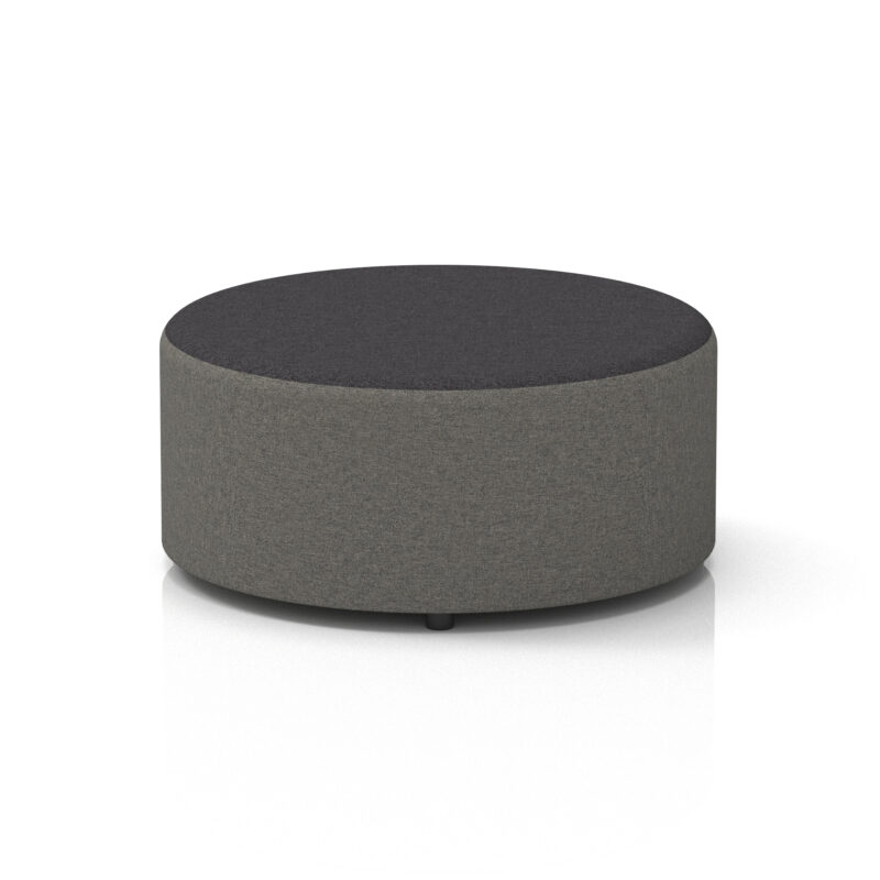 harlestone round stool in two tone