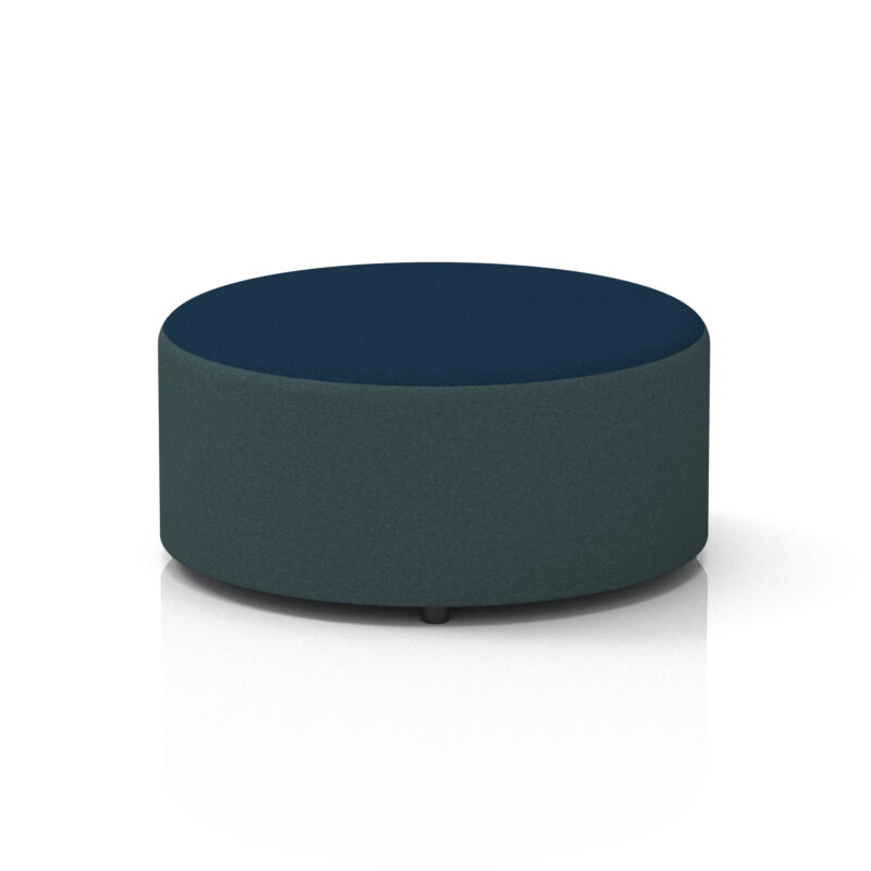harlestone round stool in two tone