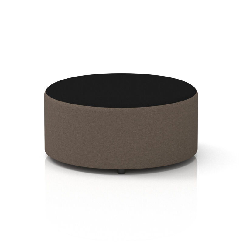 harlestone round stool in two tone