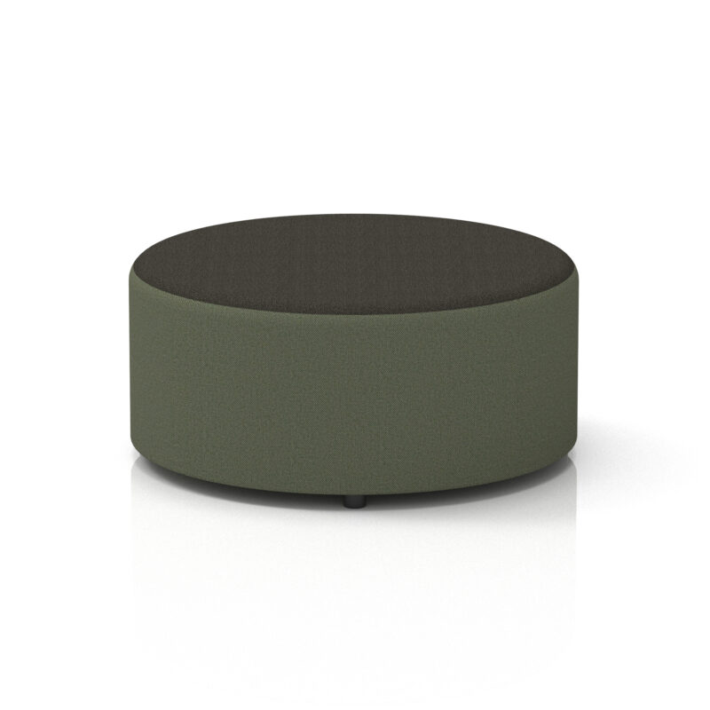 harlestone round stool in two tone
