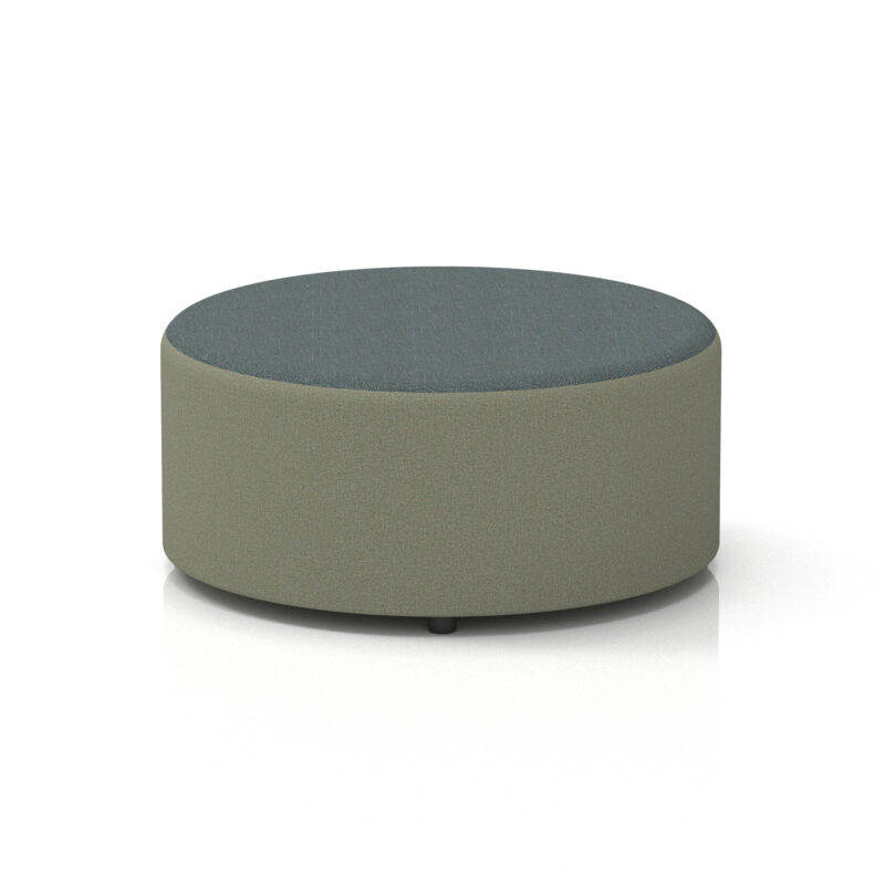 harlestone round stool in two tone