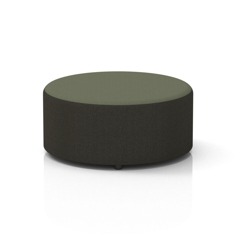 harlestone round stool in two tone
