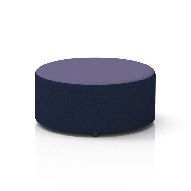 harlestone round stool in two tone