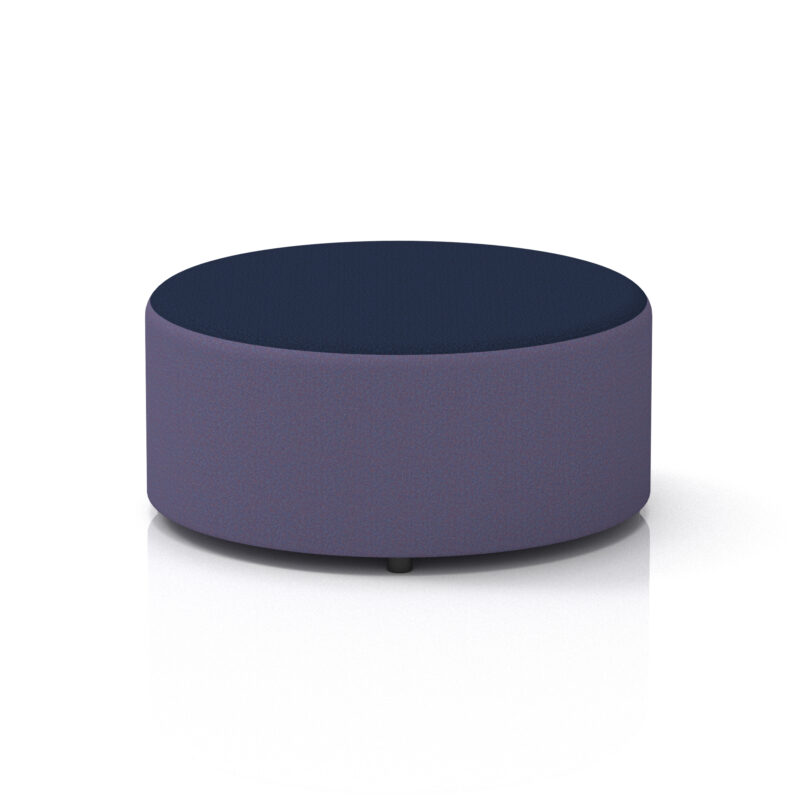 harlestone round stool in two tone