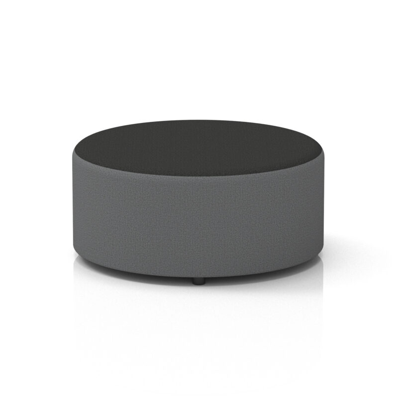 harlestone round stool in two tone