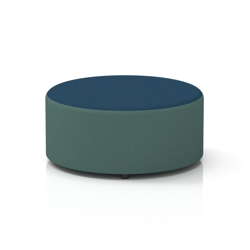 harlestone round stool in two tone