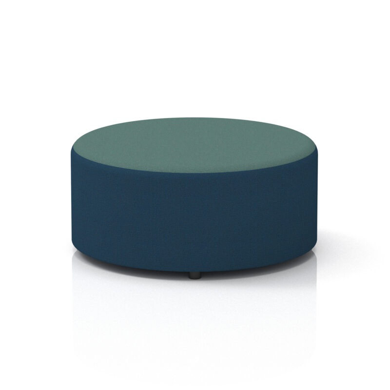 harlestone round stool in two tone