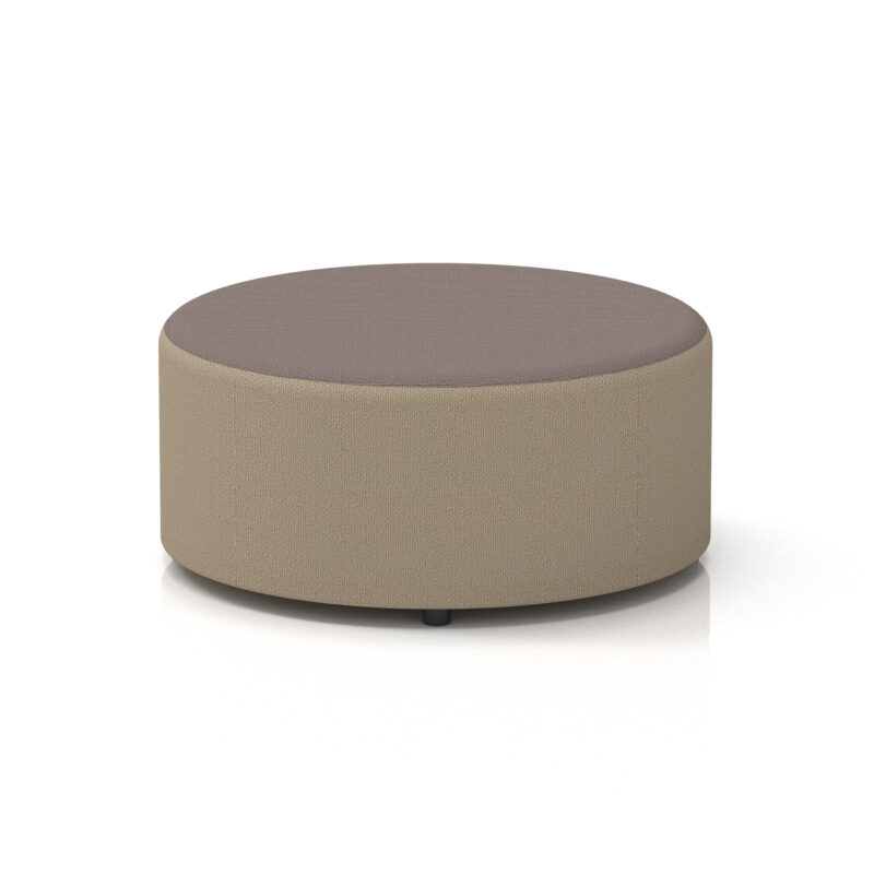 harlestone round stool in two tone