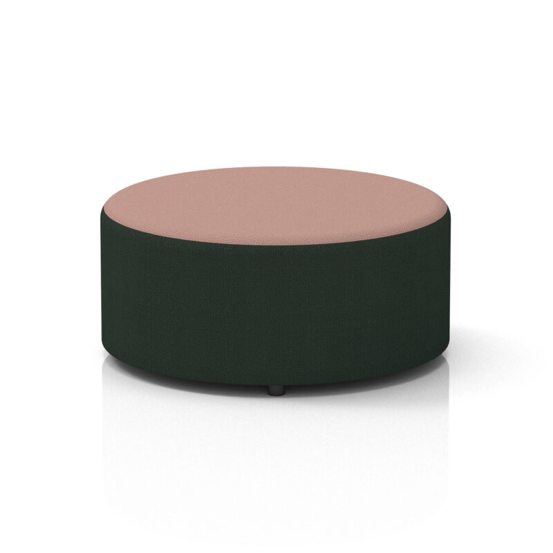 harlestone round stool in two tone