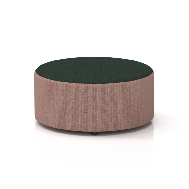 harlestone round stool in two tone