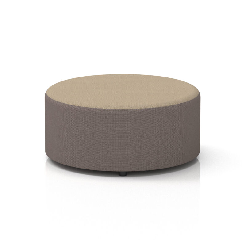 harlestone round stool in two tone