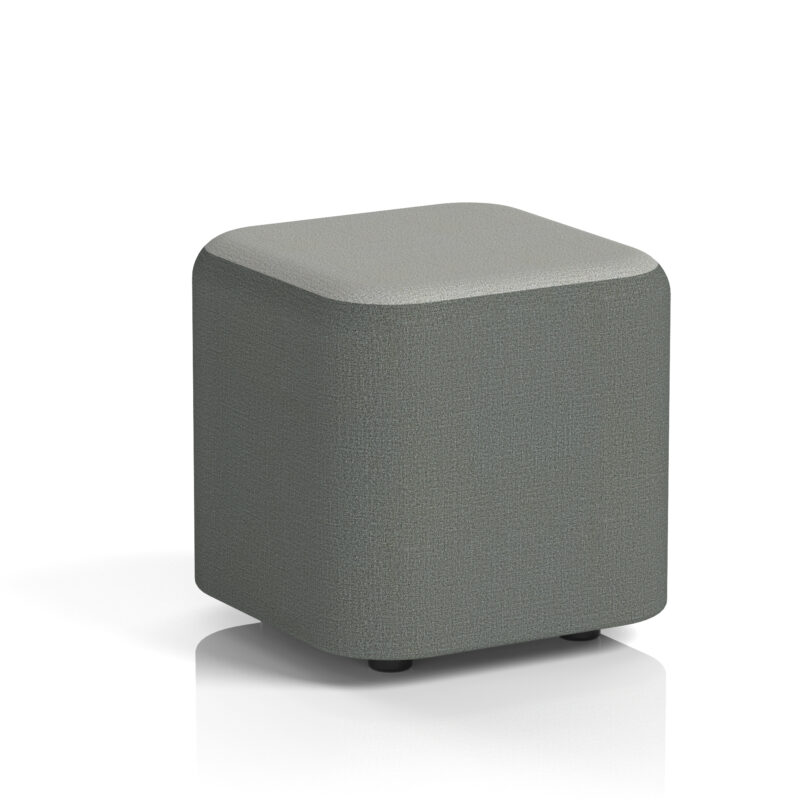 harlestone square stool in two tone