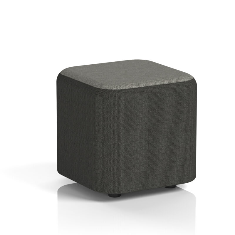 harlestone square stool in two tone
