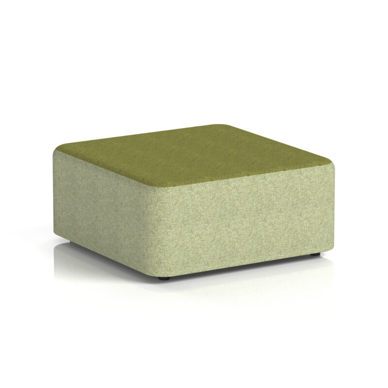 harlestone square stool in two tone