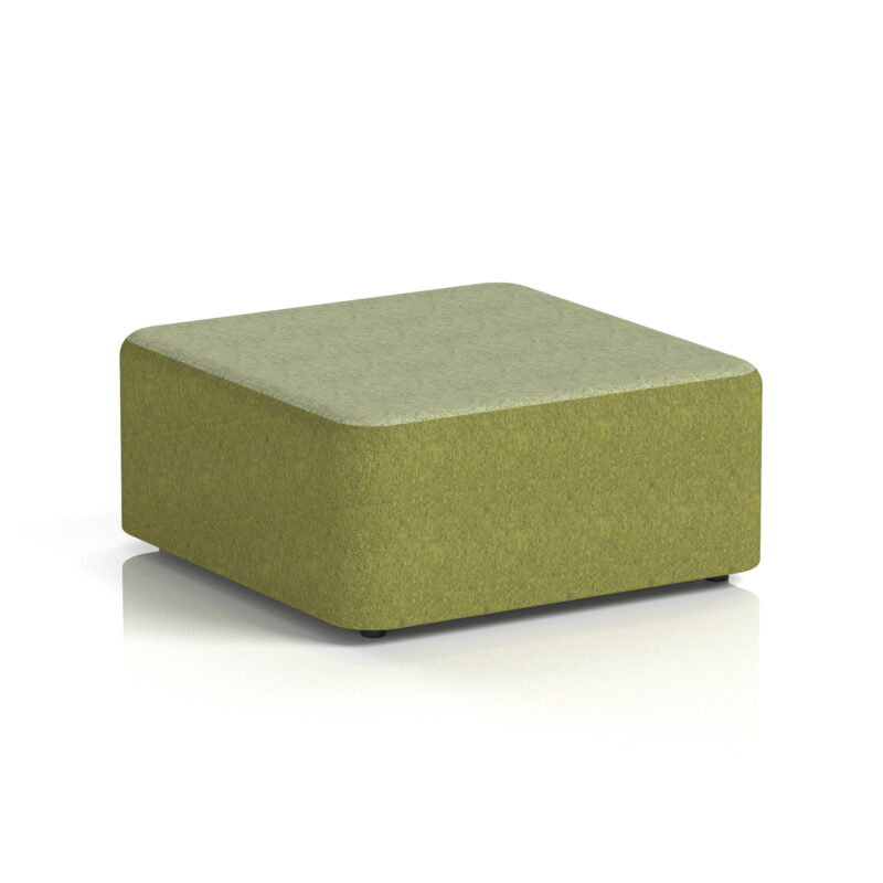 harlestone square stool in two tone