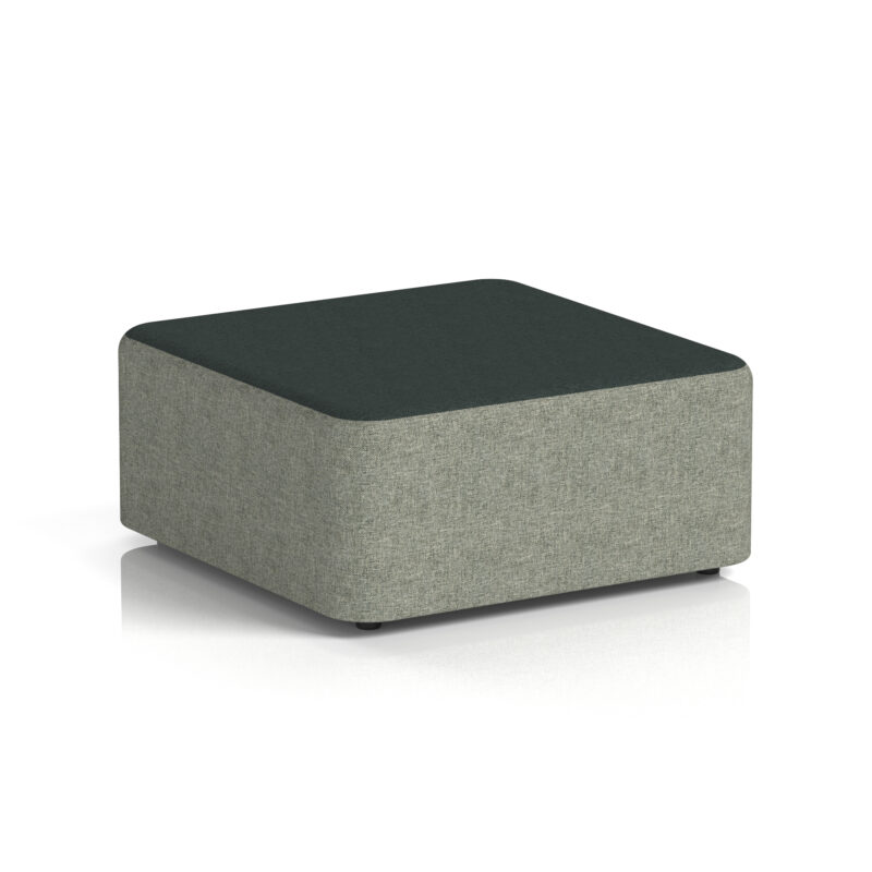 harlestone square stool in two tone