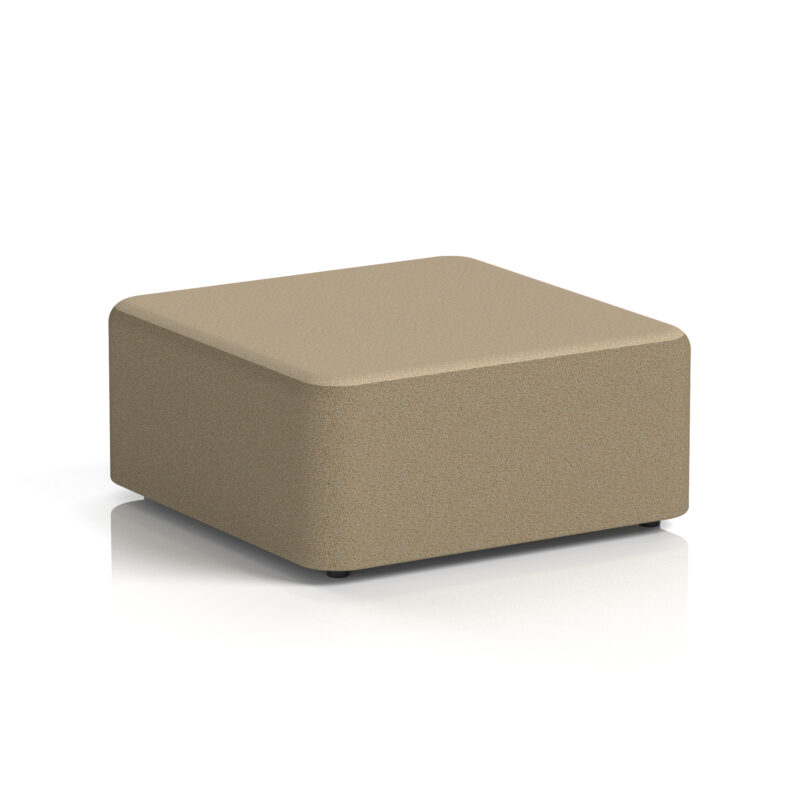 harlestone square stool in two tone