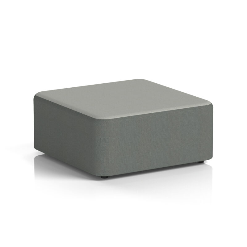 harlestone square stool in two tone