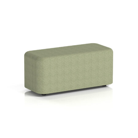 harlestone rectangular stool in single tone