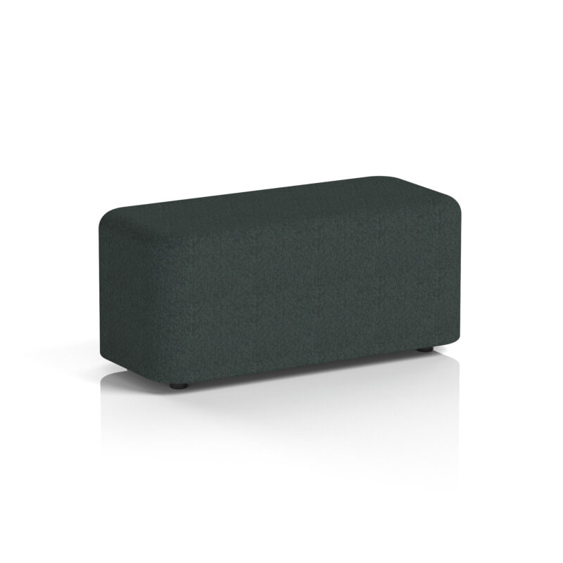 harlestone rectangular stool in single tone