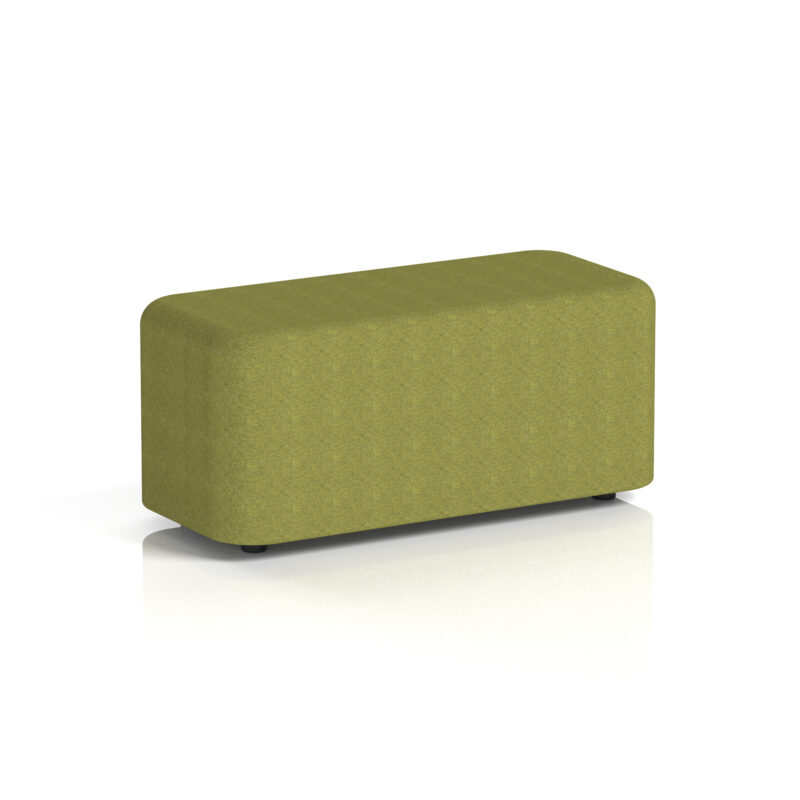 harlestone rectangular stool in single tone