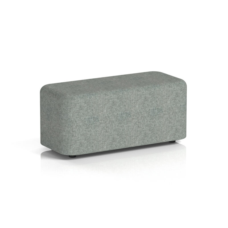 harlestone rectangular stool in single tone