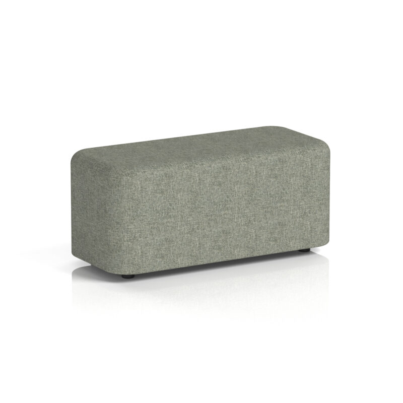 harlestone rectangular stool in single tone
