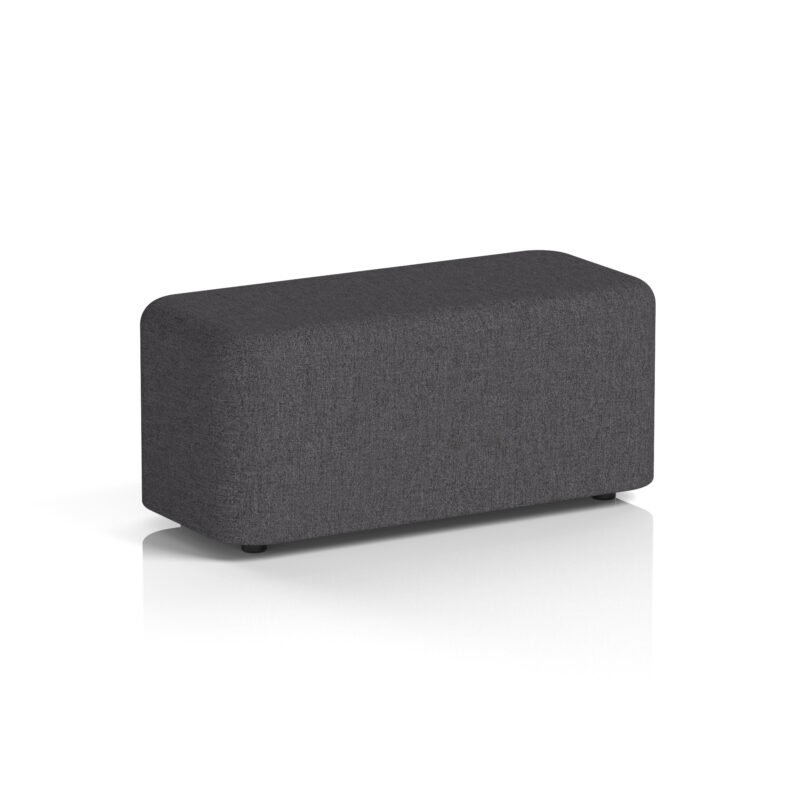 harlestone rectangular stool in single tone