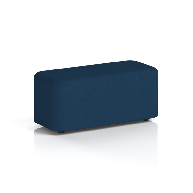 harlestone rectangular stool in single tone