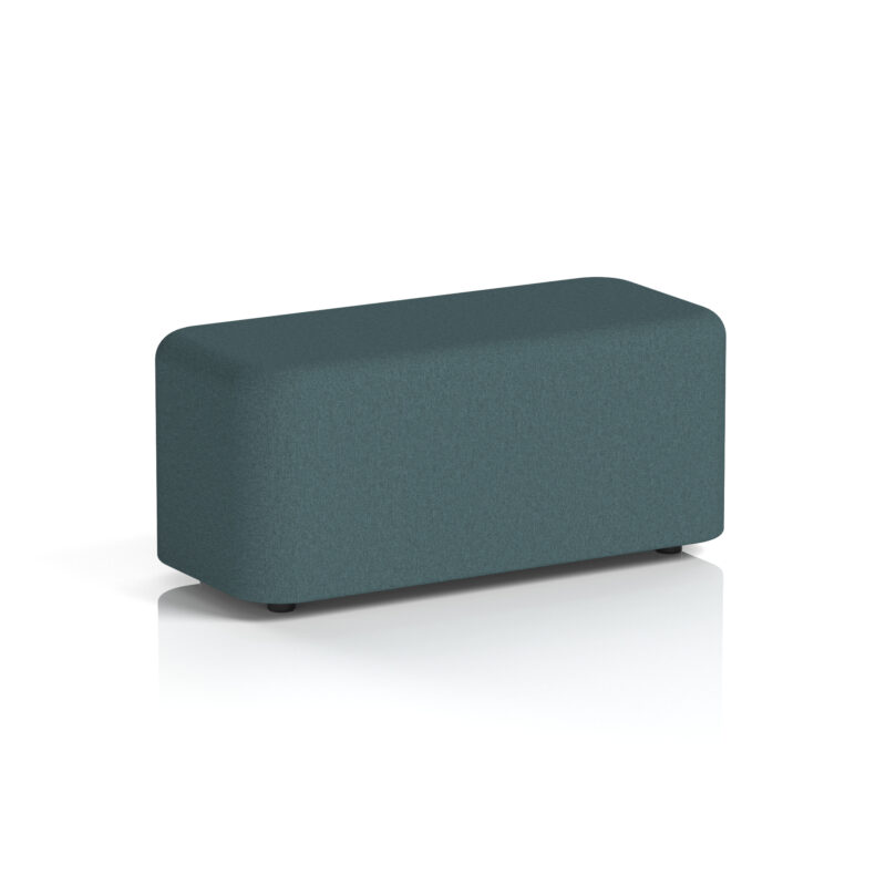 harlestone rectangular stool in single tone