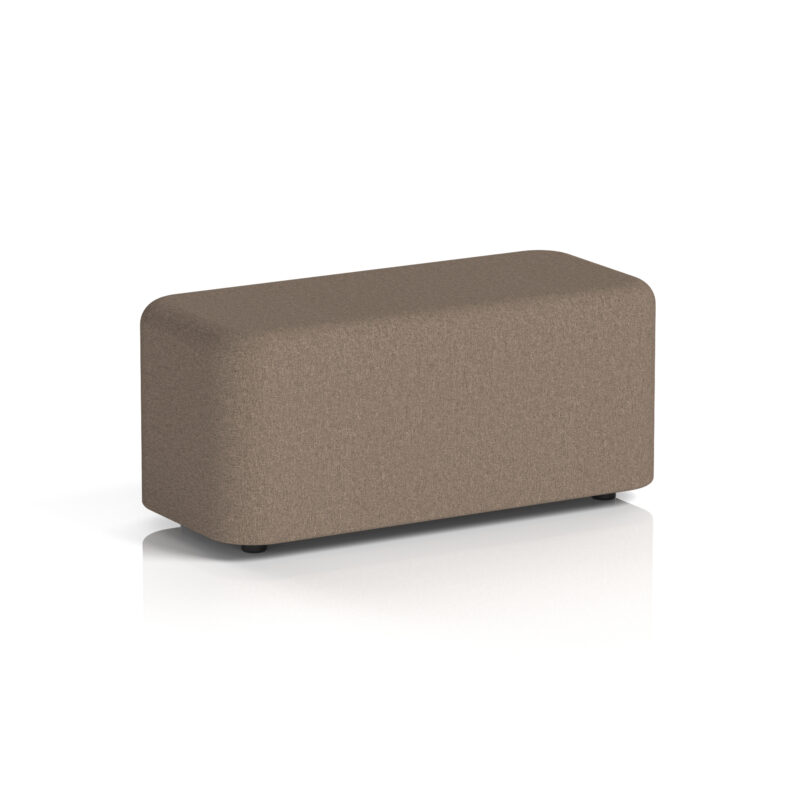 harlestone rectangular stool in single tone