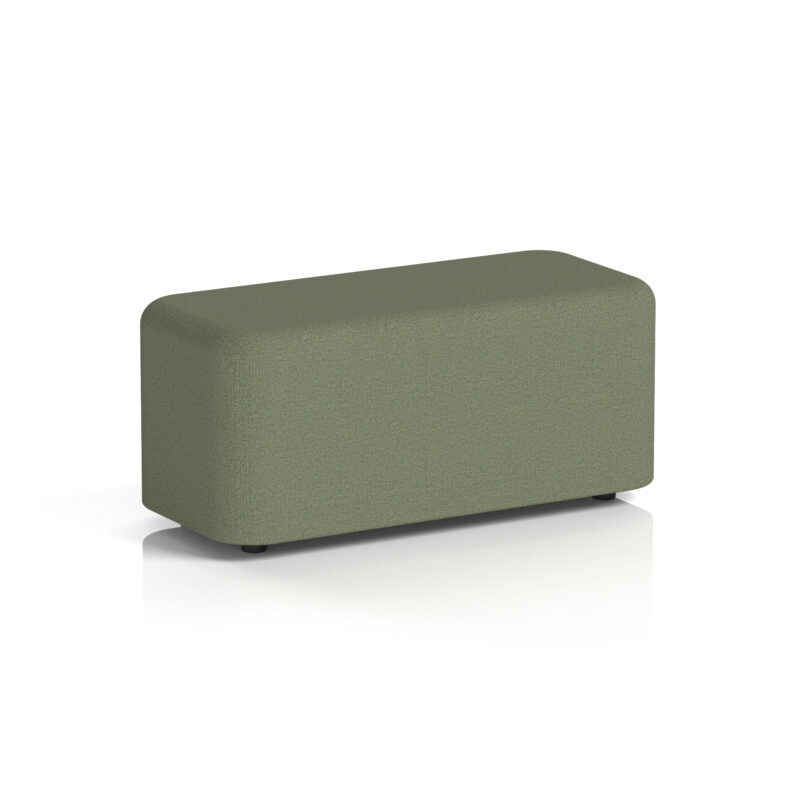harlestone rectangular stool in single tone