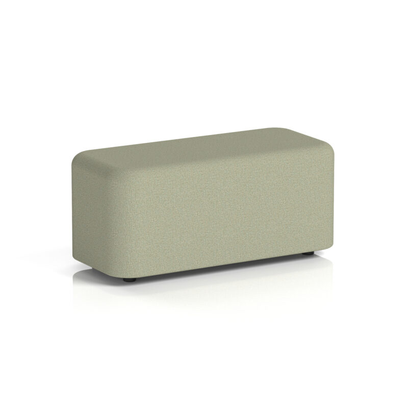 harlestone rectangular stool in single tone