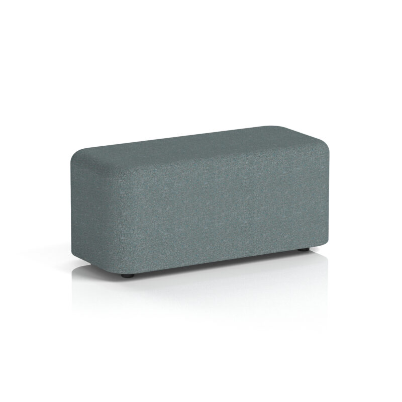 harlestone rectangular stool in single tone