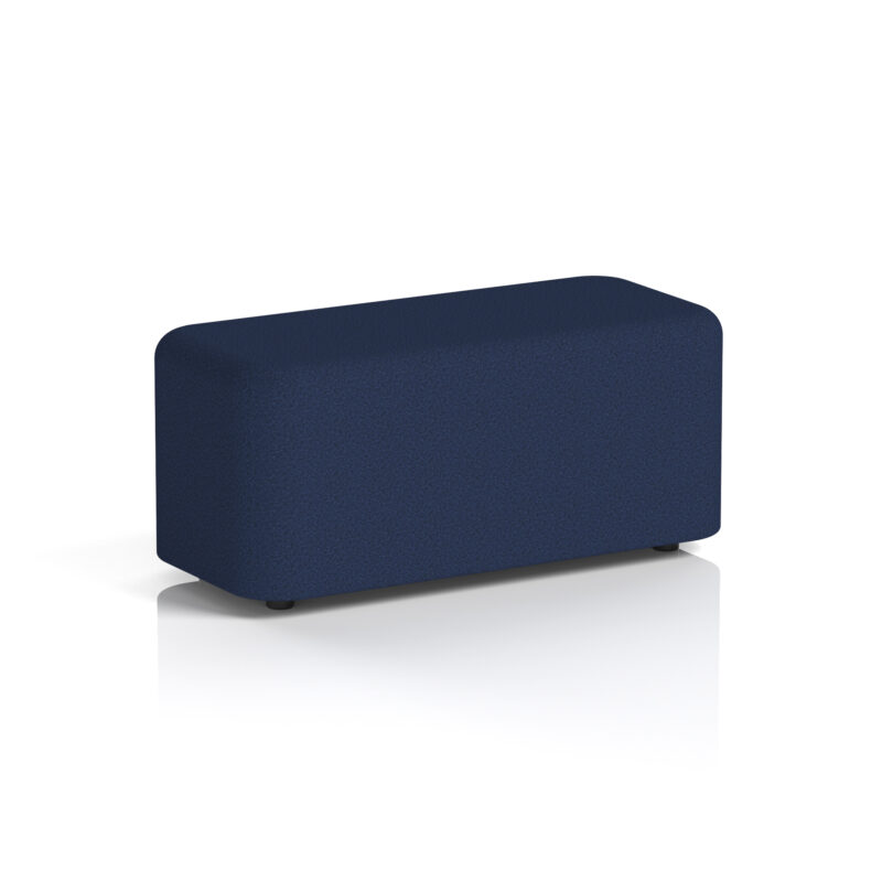 harlestone rectangular stool in single tone