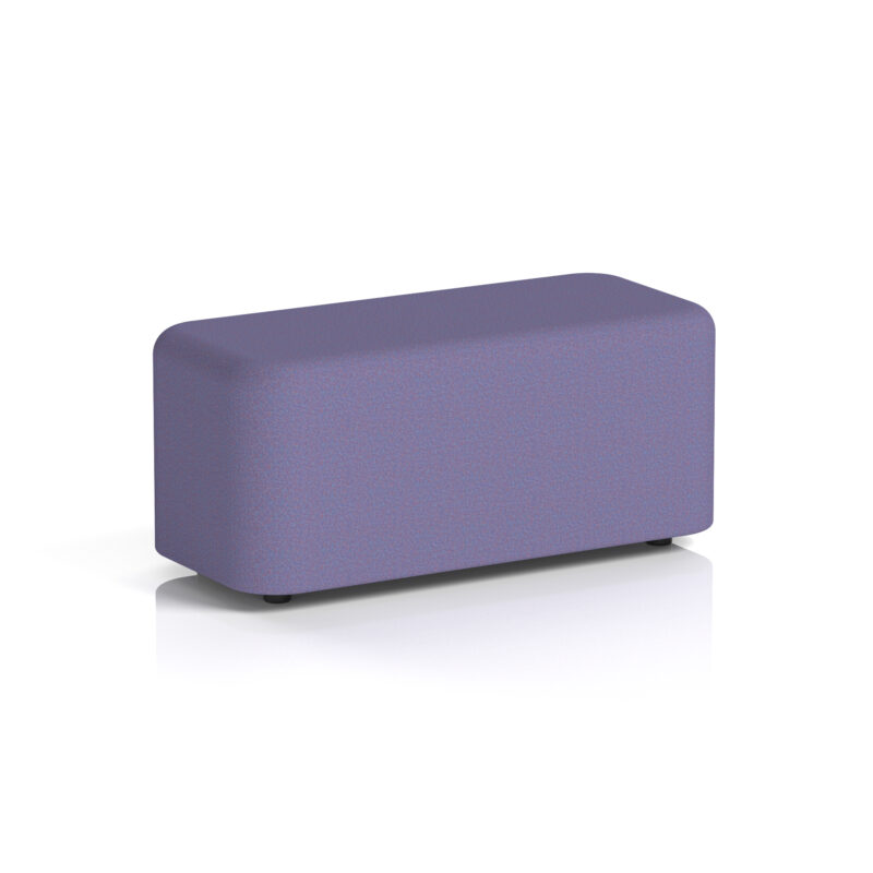 harlestone rectangular stool in single tone