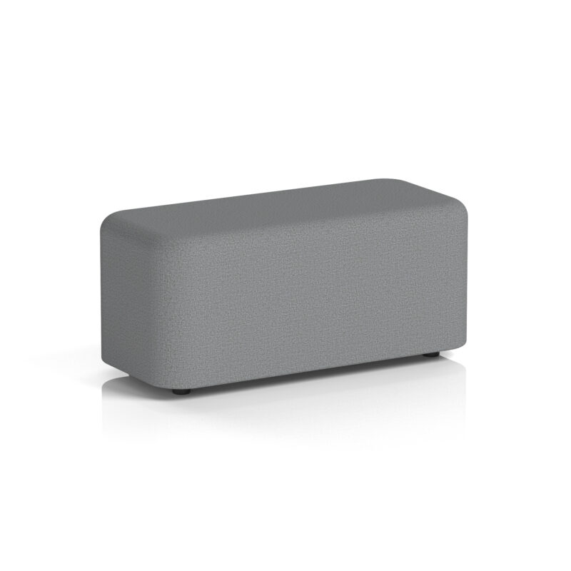 harlestone rectangular stool in single tone