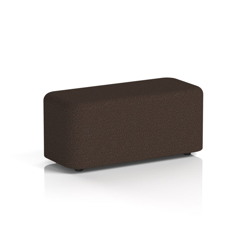 harlestone rectangular stool in single tone