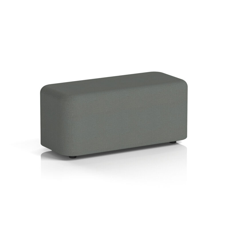 harlestone rectangular stool in single tone