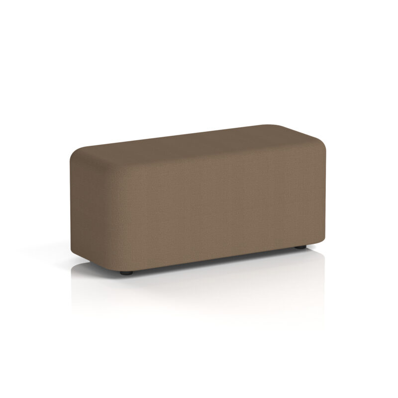 harlestone rectangular stool in single tone