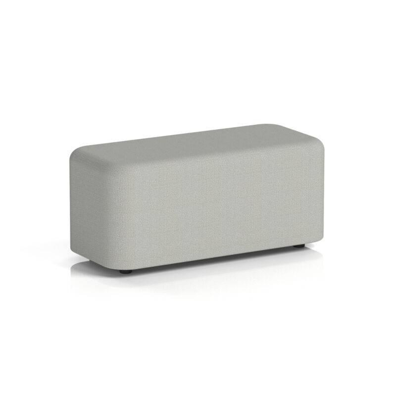 harlestone rectangular stool in single tone