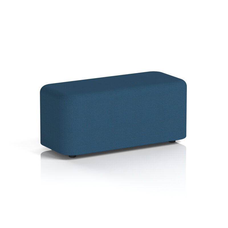 harlestone rectangular stool in single tone