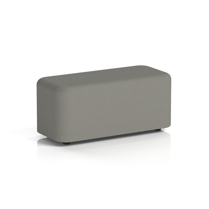 harlestone rectangular stool in single tone