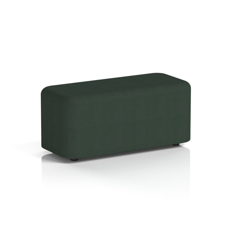 harlestone rectangular stool in single tone